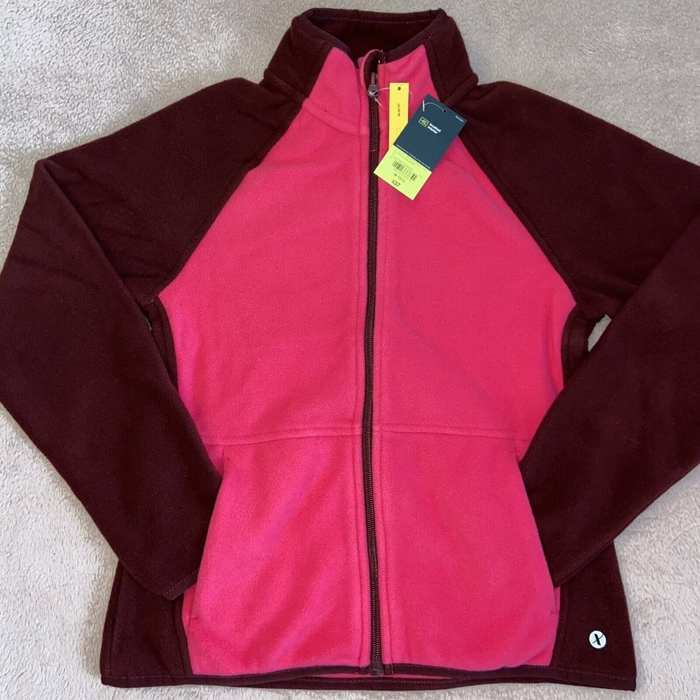 Xersion Girls Fleece Lightweight Jacket - Medium